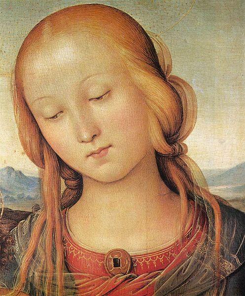Pietro Perugino Madonna with Child and the Infant St John China oil painting art